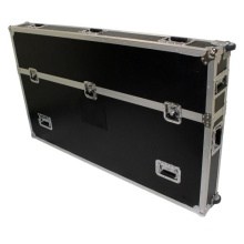 65 Inch Universal LED TV Road Case With Low Profile Wheels Aluminum LED TV Flight Case